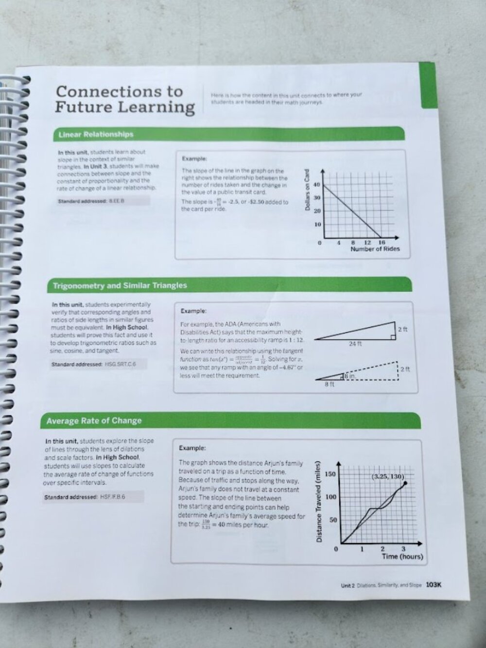 Amplify Desmos Math Grade 8 Volume 1 California Teacher Edition Book Answer Answ - Picture 13 of 15